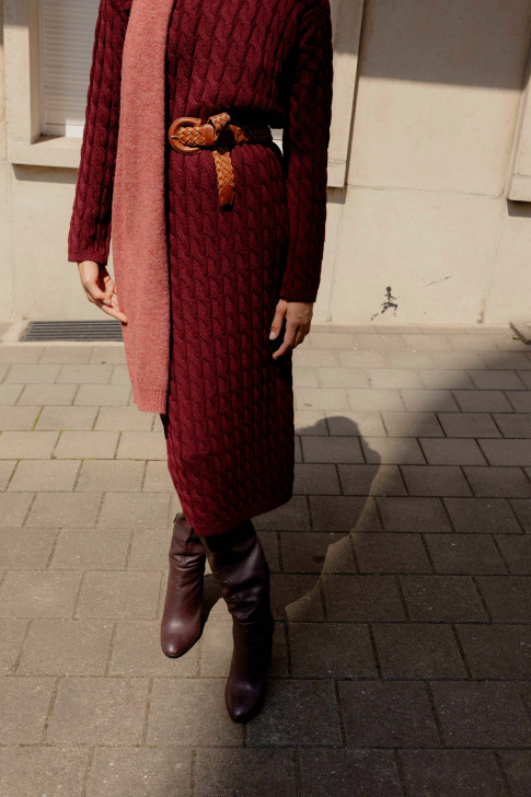 Robe Dolores bordeaux