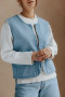 Veste Cara Bleu clair Orta