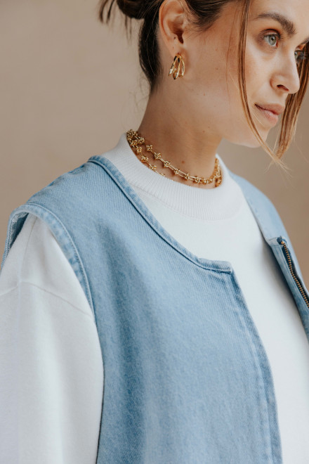 Veste Cara Bleu clair Orta Veste Cara Bleu clair Orta