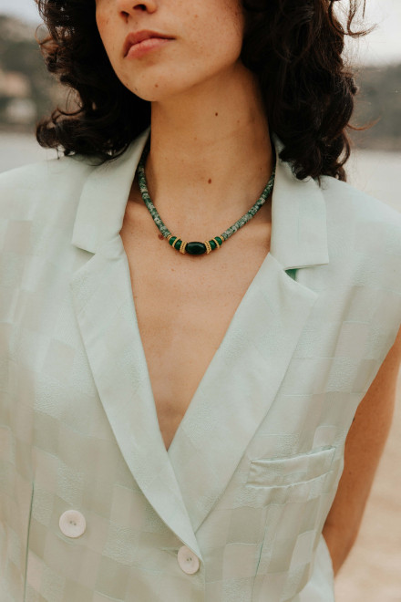 Collier Calliope vert orta Collier Calliope vert orta