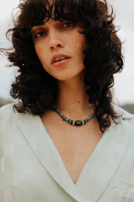 Collier Calliope vert orta Collier Calliope vert orta