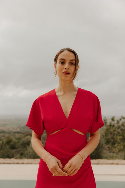 Robe Fantine Rouge Orta Robe Fantine Rouge Orta