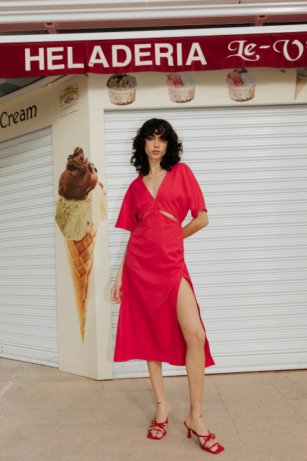Robe Fantine Rouge Orta Robe Fantine Rouge Orta