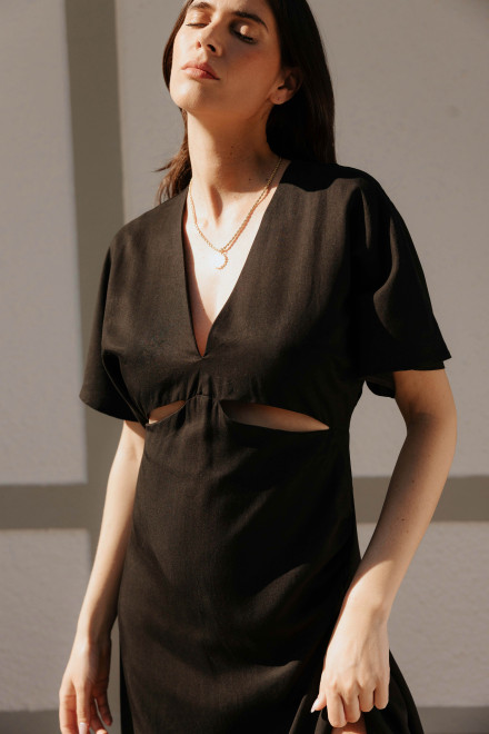 Robe Fantine Noir orta Robe Fantine Noir orta
