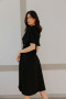 Robe Fantine Noir orta