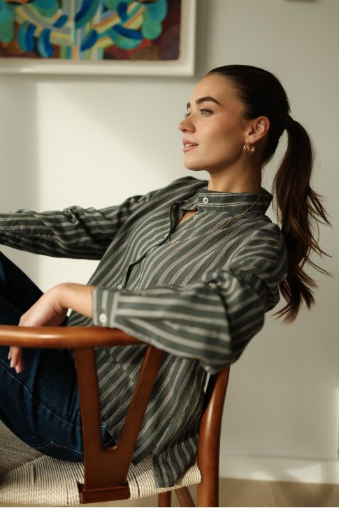 Chemise Suzon lignée