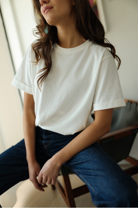 T-shirt Coco blanc